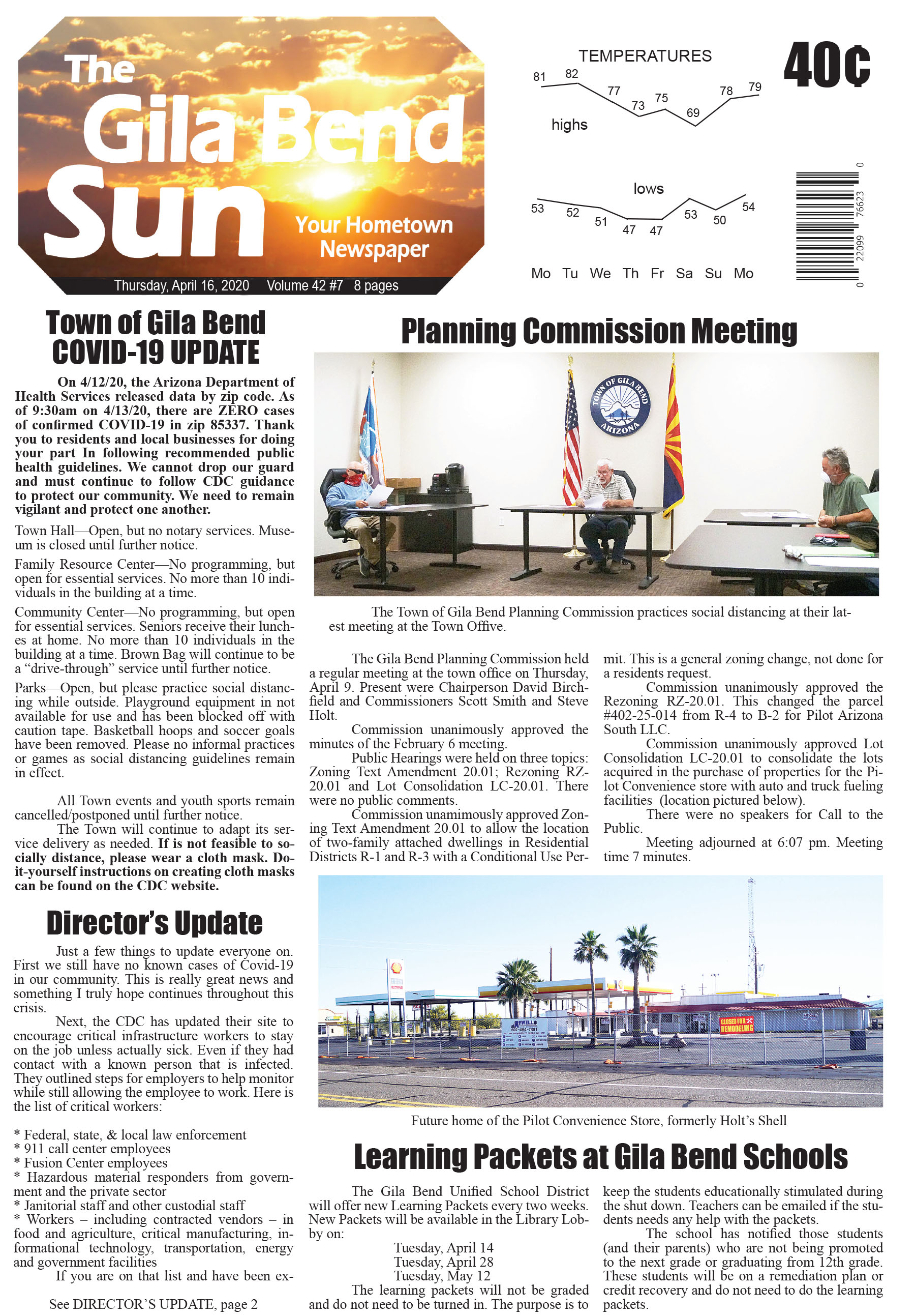 Gila Herald News Safford Az 88 - pghf78t